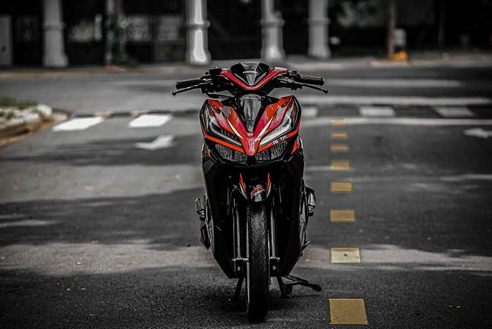 Tampilan depannya tampak agresif