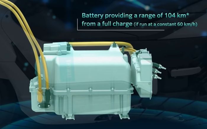 Spesifikasi baterai dan jarak tempuh Yamaha E01