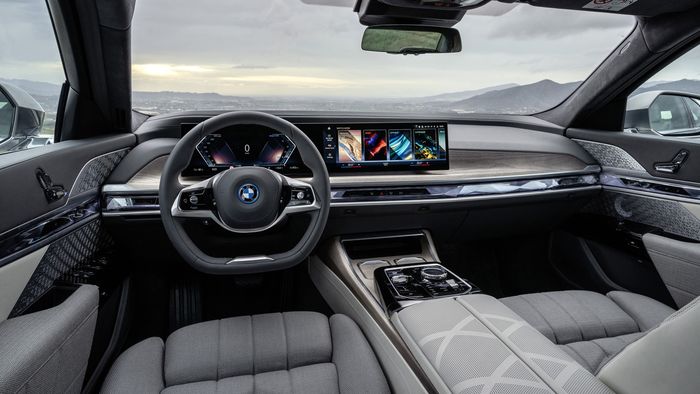 Interior BMW i7.