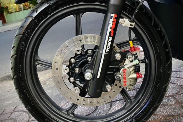 Kaki belakang mendapatkan upgrade pengereman saja