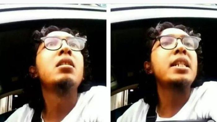 Tangkapan layar video seorang pria menolak e-parking dan ancam patahkan leher Wali Kota Medan Bobby Nasution.