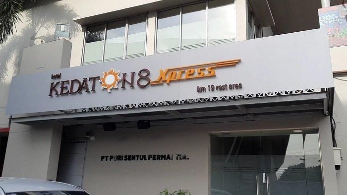 Hotel Kedaton8 Xpress di rest area KM 19 tol Jakarta-Cikampek, tarif Rp 300 per 4 jam