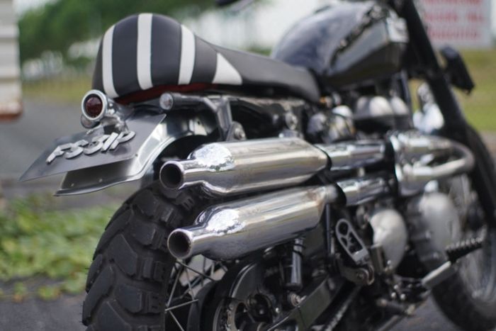 Exhaust system diganti dengan model yang lebih lawas juga