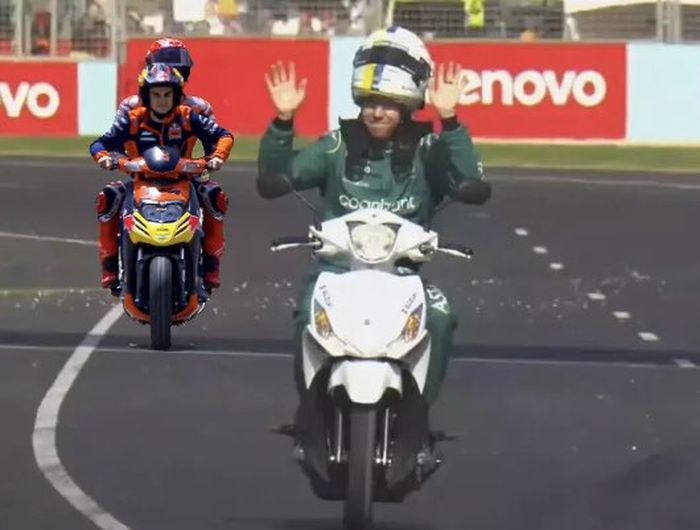Meme Dani Pedrosa dan Marc Marquez 