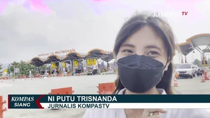 Jurnalis wanita bertemu keluarga saat liputan 