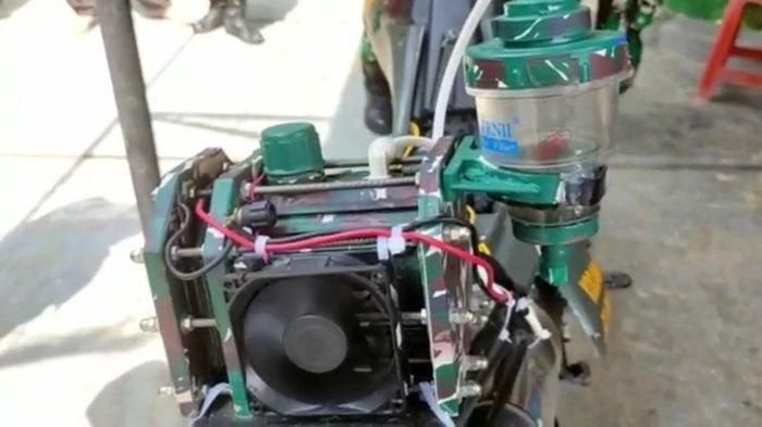Nikuba, alat pengubah air menjadi BBM ciptaan Ariyanto Misel warga Lemahabang, kota Cirebon, Jawa Barat