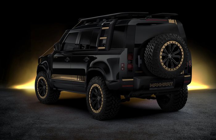 Tampilan belakang modifikasi Land Rover Defender baru dirombak lebih gagah