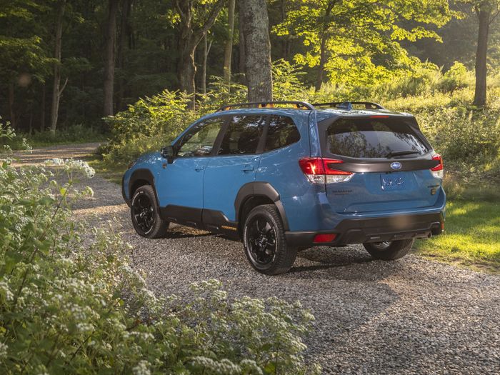 Selain tampilan tangguh, Forester Wilderness juga mendapatkan ground clearance lebih tinggi.
