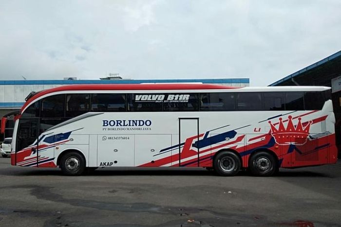 Bus AKAP PO Borlindo(Gerry Adrian/New Armada Jatibaru)
