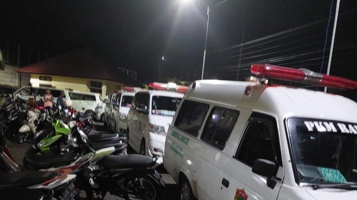 Suasana Puskesmas Payungsari Panumbangan setelah kecelakaan maut di Panjalu.
