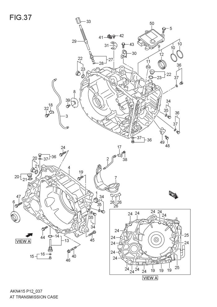 Skema transmisi matik Suzuki SX4 S-Cross