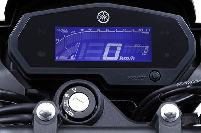 Panel instrumen Yamaha FZ 25 2022 sudah full digital!