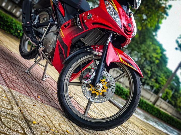 Kaki-kaki mendapatkan pelek dan pengereman baru