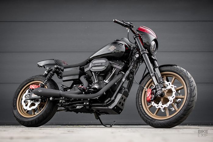 Harley-Davidson Dyna Low Rider S cafe racer yang apik