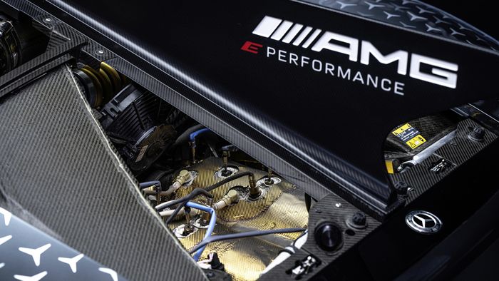 Mesin Mercedes-AMG One berkapasitas 1.599 cc dikembangkan oleh Mercedes-AMG High Performance Powertrains (HPP).