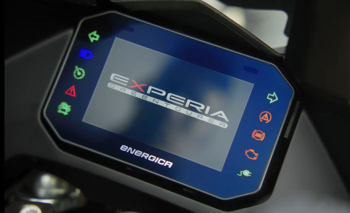 Panel instrumen Energica Experia sudah full digital