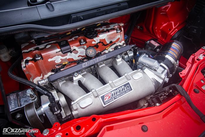 Modifikasi Honda Jazz GE8 sudah engine swap mesin K24A punya Accord JDM
