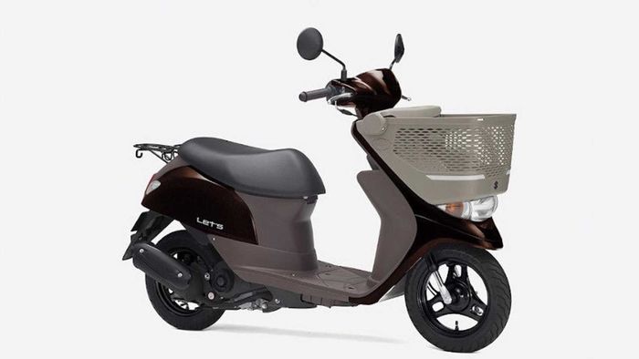 Suzuki Let's Basket warna Glass Midnight Brown