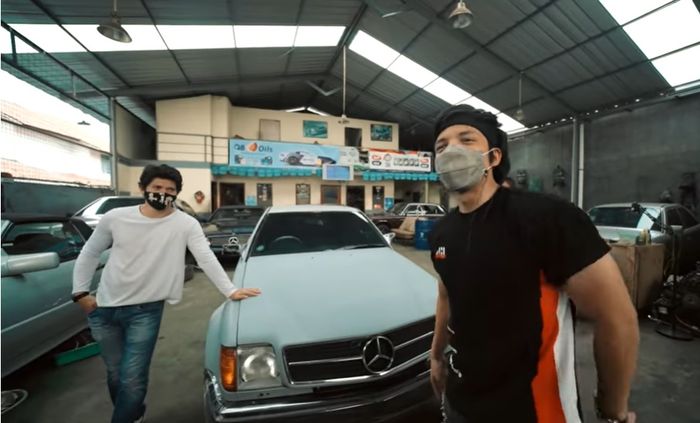 Iko Uwais koleksi Mercedes-Benz 500CE