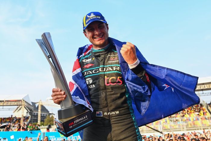 Mitch Evans, pembalap tim Jaguar TCS Racing di Jakarta E-Prix 2022