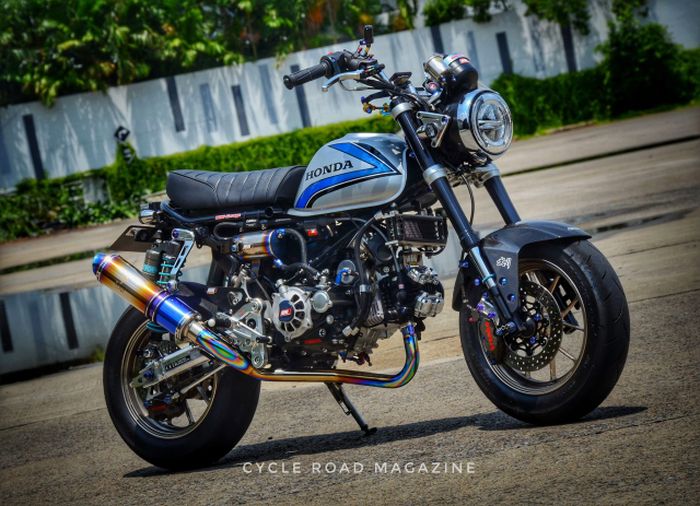 Modifikasi Honda Monkey 125 yang tampil sangar