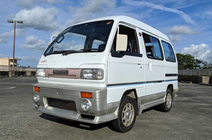 penampakan Suzuki Carry turbo alias Suzuki Every Turbo Aero Tune, tampangnya mirip mobil sport Jepang