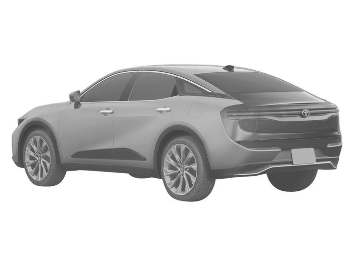 Desain paten Toyota Crown.