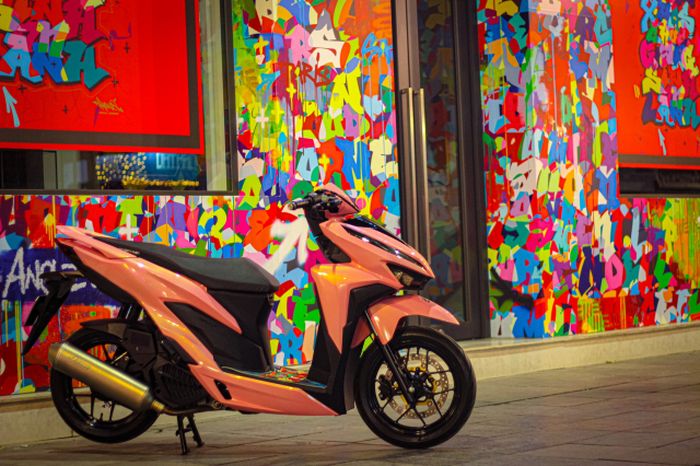 Modifikasi Honda Vario 150 yang keren dan feminim
