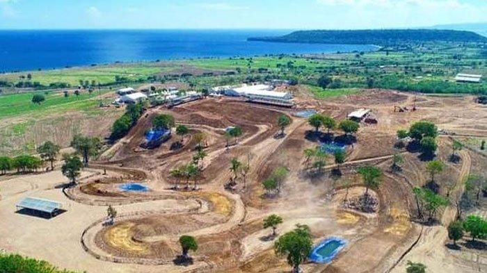 Tampak atas sirkuit MXGP Samota 2022.