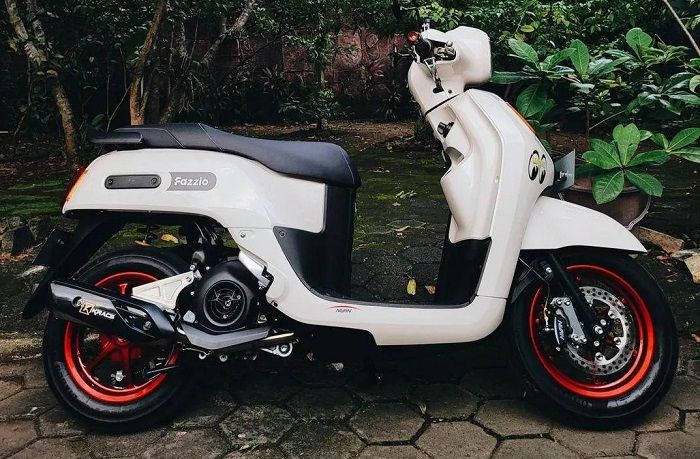 Yamaha Fazzio dengan knalpot Standar Racing K'Race 
