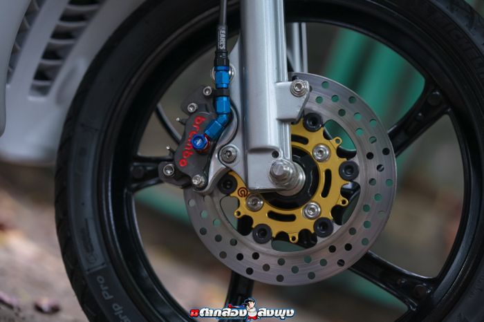 Kaki depan diberi upgrade pengereman saja