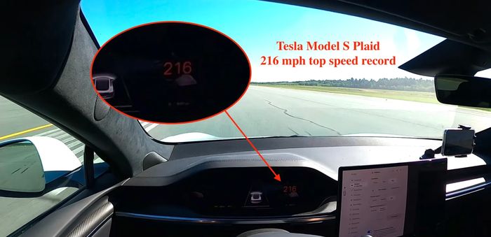 Kecepatan Tesla Model S Plaid setelah dihack