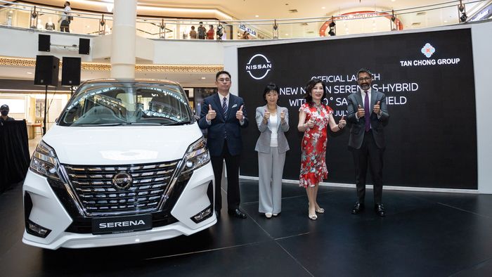 Nissan Serena S-Hybrid facelift saat diluncurkan di Malaysia.