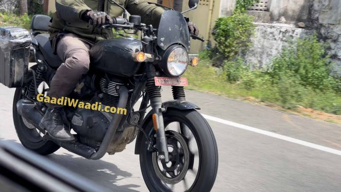 Bocoran tampak depan Royal Enfield Hunter 350