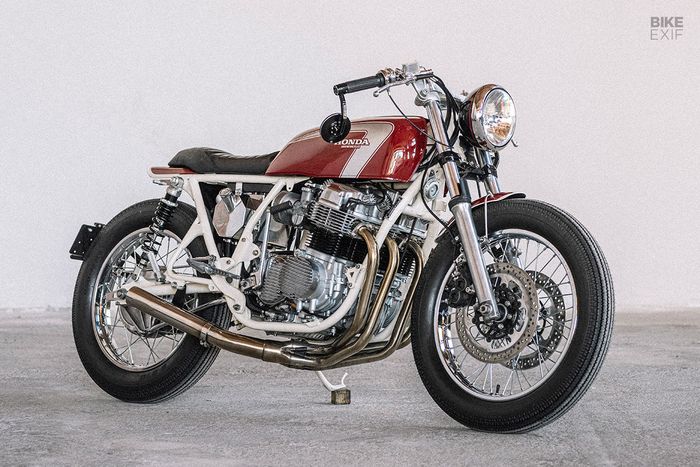 Honda CB750 brat cafe yang mempesona
