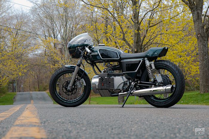 Hercules W2000 cafe racer yang tampil sangar dan keren