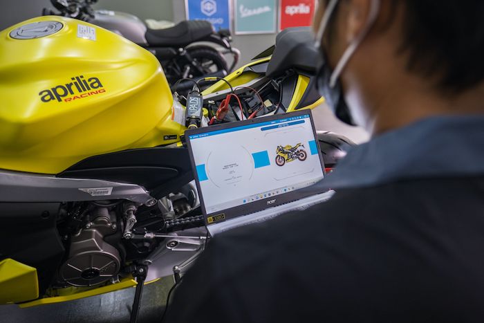 Motor Aprilia dan Moto Guzzi berkesempatan mendapat gratis check-up kendaraan dan layanan Piaggio Advanced Diagnostic System (PADS)