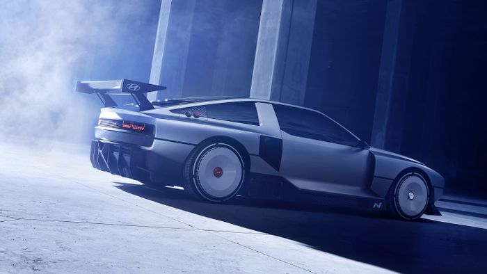 Hyundai N Vision 74 digunakan untuk pengembangan teknologi mobil listrik hidrogen Hyundai N.