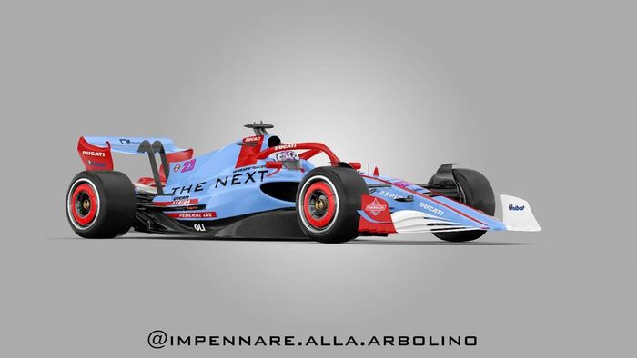 Mobil F1 2022 dengan livery tim MotoGP