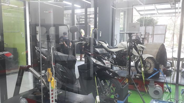 Test dyno di Motori Rumahnya Bikers