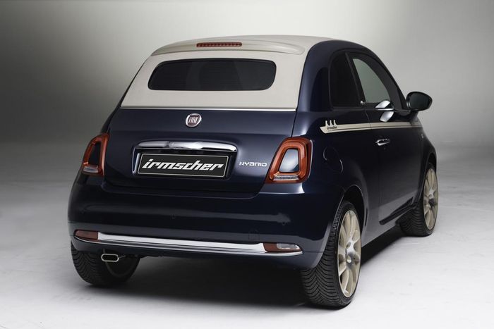 Modifikasi Fiat 500C ala Irmscher cukup dikemas minimalis tapi tambah stylish