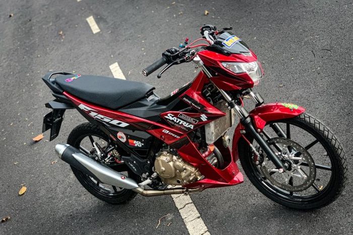 Modifikasi Suzuki Satria F150 yang sporty dan keren