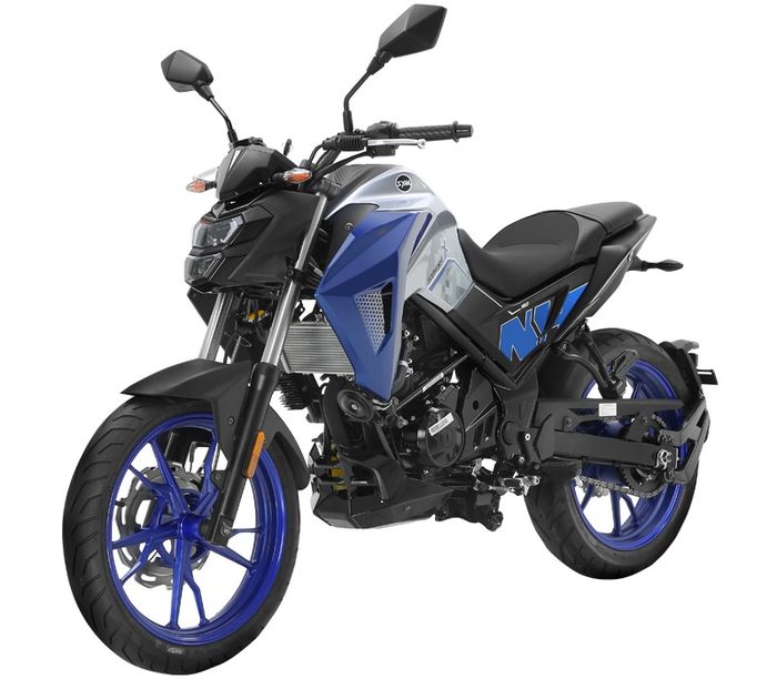 Tampilan utuh SYM NHX200, rival Yamaha V-Ixion dan Honda CB150R