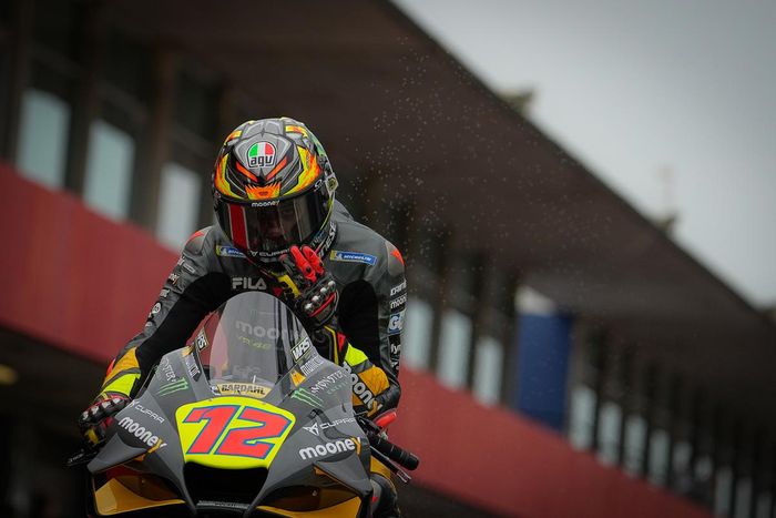 Marco Bezzecchi, pembalap Mooney VR46 sekaligu rookie MotoGP 2022. 