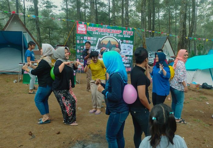 Kopdarcamp KTCI dalam rangka menyambut hari kemerdekaan Indonesia diisi dengan lomba-lomba 17-an