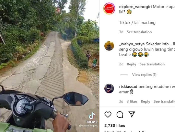 Honda BeAT sempat habis nafas  diajak nanjak sktrem, pakar safety riding kasih tips caranya