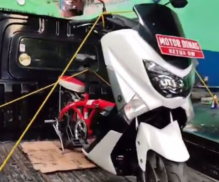 Modifikasi Yamaha NMAX ini ternyata aslinya sepeda.