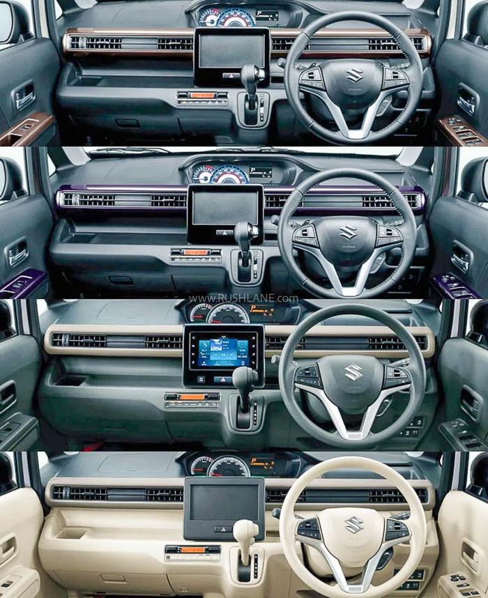 detail interior Suzuki WagonR facelift 2023.