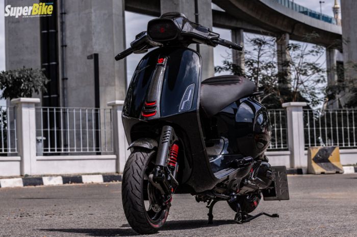 Modifikasi Vespa Sprint yang sangar dan keren