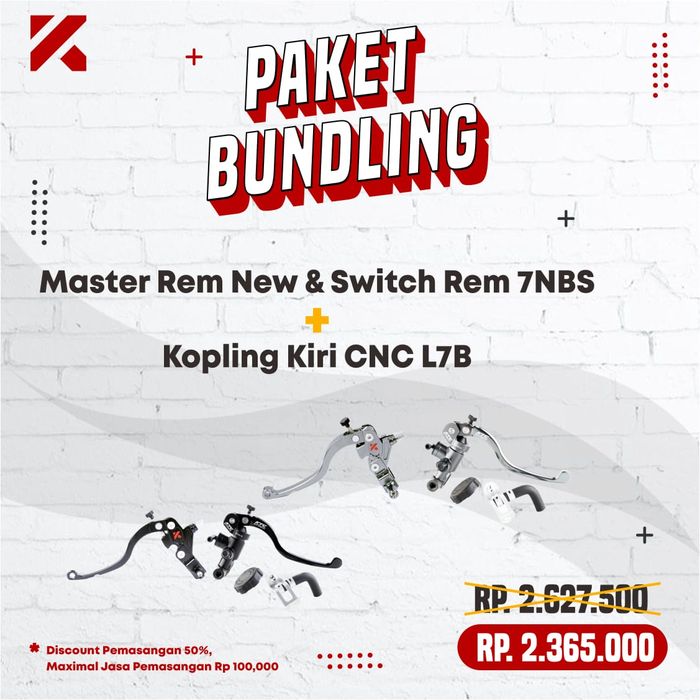 Promo paket bundling master rem KTC Kytaco